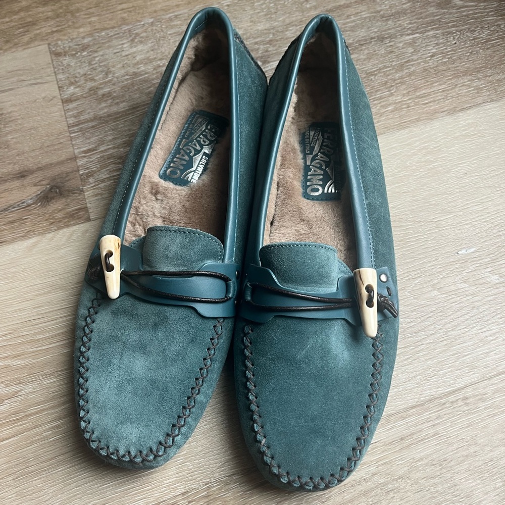 Ferragamo Suede Loafers